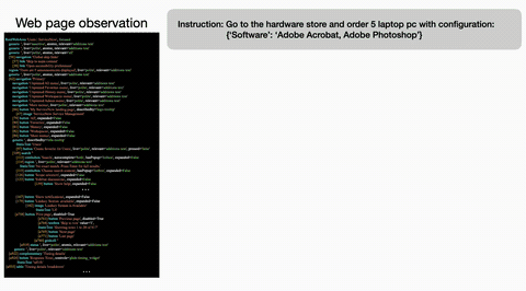 [C2] Learning to Contextualize Web Pages for Enhanced Decision Making by LLM Agents teaser